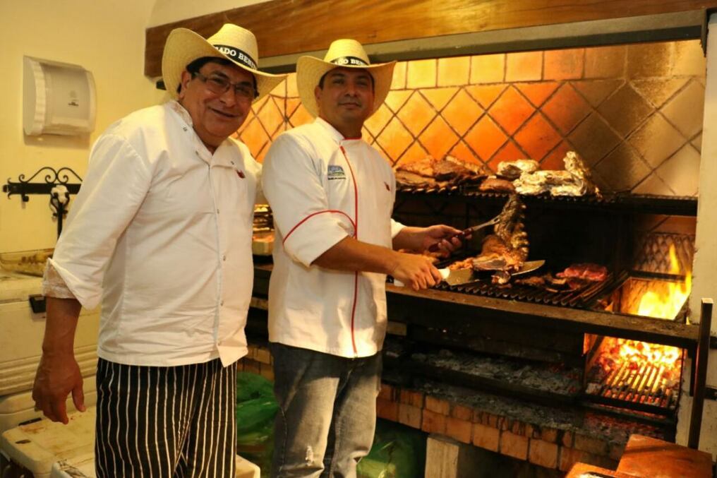 Asado Benítez presente en la Expo 2016. Foto: Néstor Soto. 