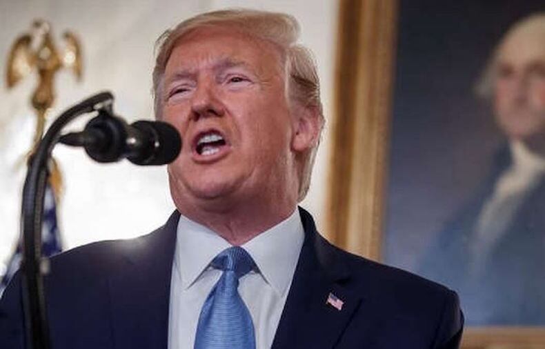 El presidente de Estados Uni­dos, Donald Trump.