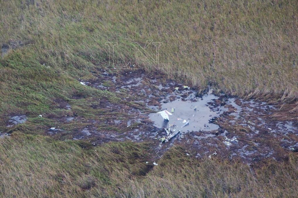 El trágico accidente aéreo se produjo este miércoles en Ayolas. Foto: Carlos Juri