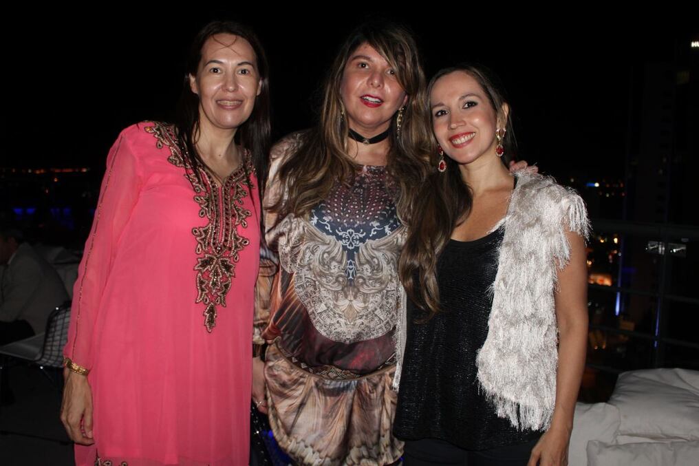 Laura Méndez, Sandra Sandona y Fabiana Giménez.
