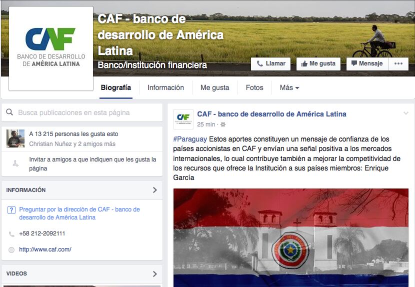 Seis países aportan US$ 1.800 millones a CAF para desarrollo en América Latina
