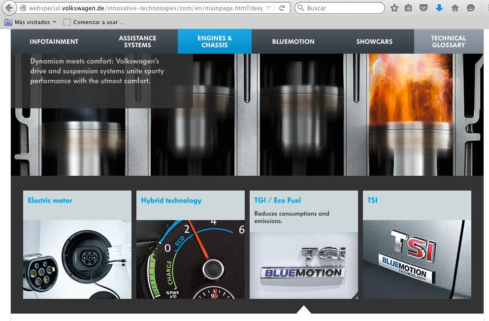 El software de Volkswagen.