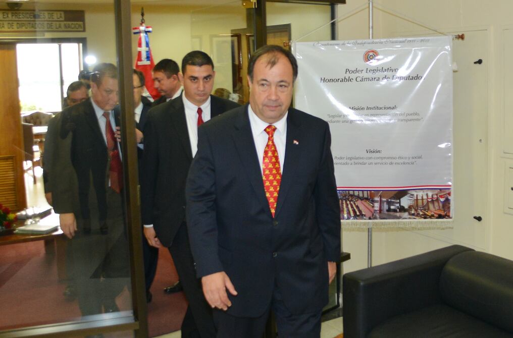 El vicepresidente Juan Afara habló ayer a través de su vocero Guillermo Yaluff. <strong>ARCHIVO</strong>
