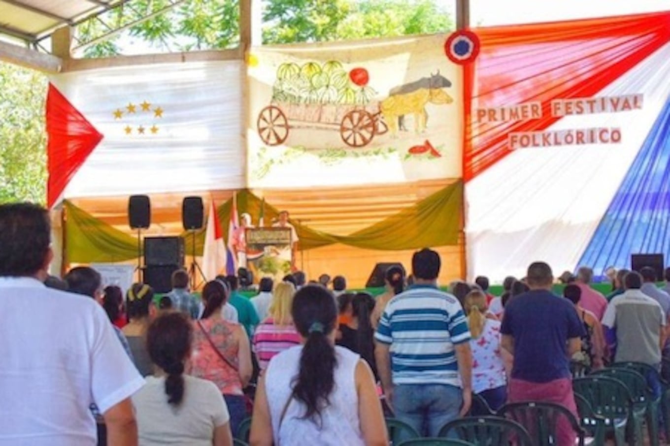 Tras almuerzo campestre, presentes disfrutaron de fiesta bailable.FOTO: GENTILEZA