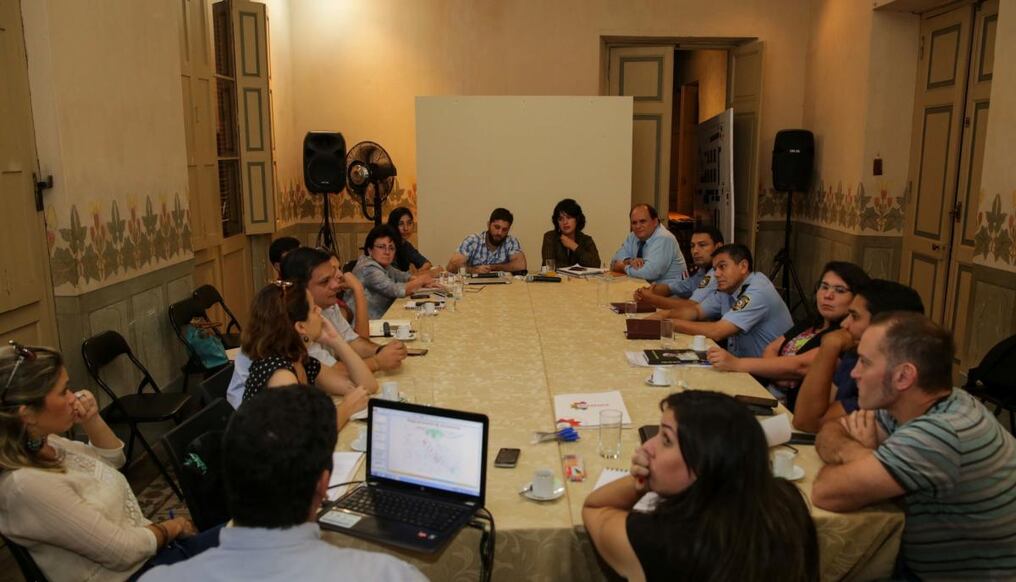 Durante la reunión conversaron de varios temas. FOTO: Gentileza/Secretaría de Cultura. 
