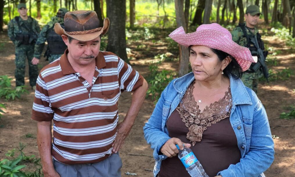 Los padres de Edelio Morinigo seguirán con la búsqueda de los restos de su hijo. Foto: Angel Flecha.