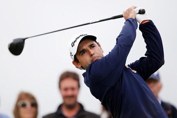 El golfista paraguayo Fabrizio Zanotti queda rezagado tras cerrar el primer recorrido del Qatar Master. FOTO: Archivo.