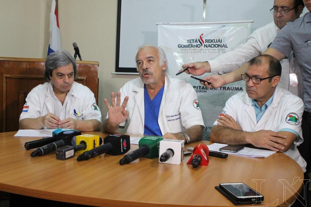 En la conferencia de prensa de ayer, Filártiga fue crudo y realista en el informe que brindó.FOTO:ARIEL GALEANO