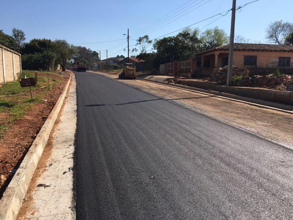 Las obras en la zona de San Lorenzo van culminando. Foto: MOPC