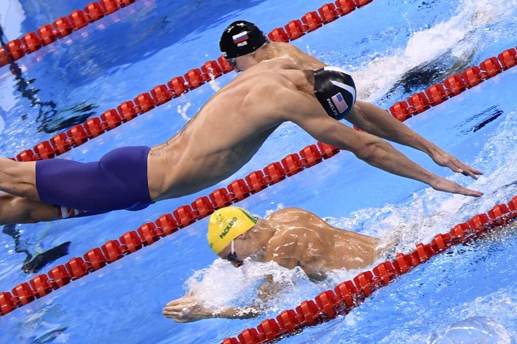 A los 31 años, Michael Phelps puso un broche de oro a su fabulosa carrera tras ganar su 23ª medalla de oro olímpica con el relevo de 4x100 combinados. AFP.
