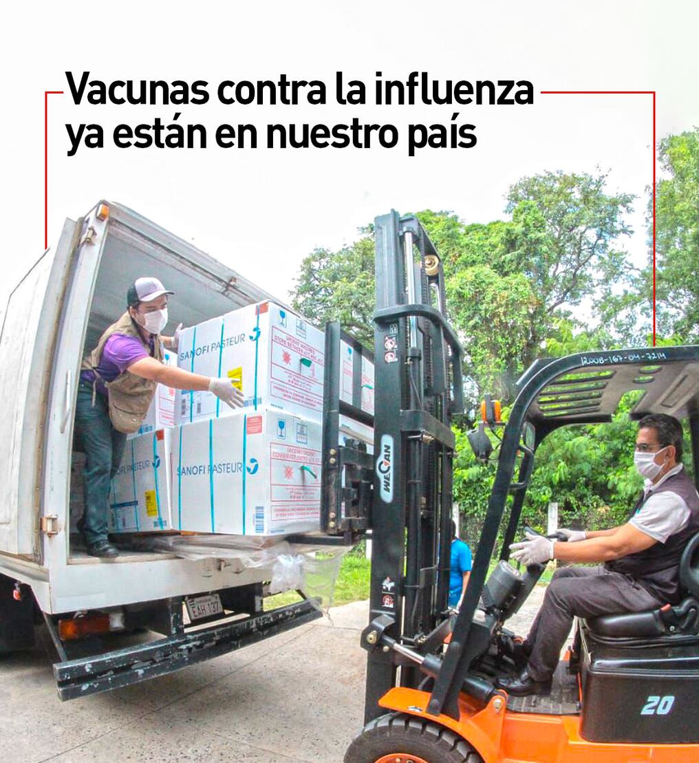Vacunas contra la influenza ya están en nuestro país