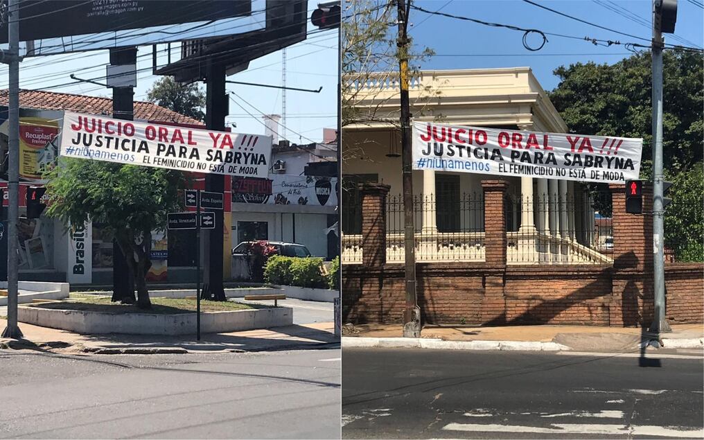 Más pasacalles de Ni Una Menos Paraguay. GENTILEZA.