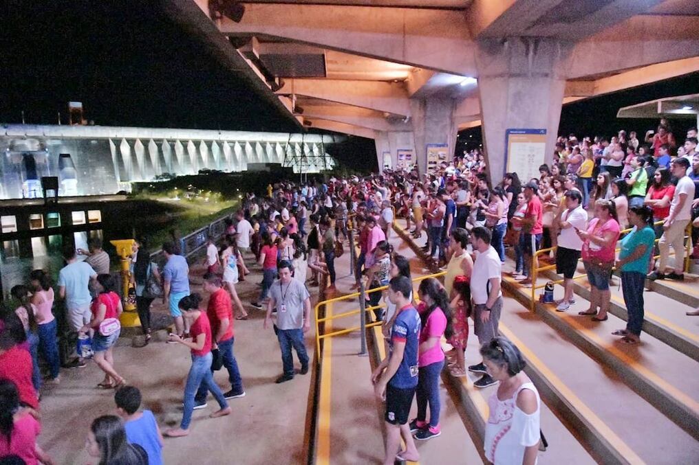 El Complejo Turístico ITAIPU, Margen Derecha, que incluye diferentes atractivos, recibió un total de 150.734 visitantes en enero. Foto: Gentileza