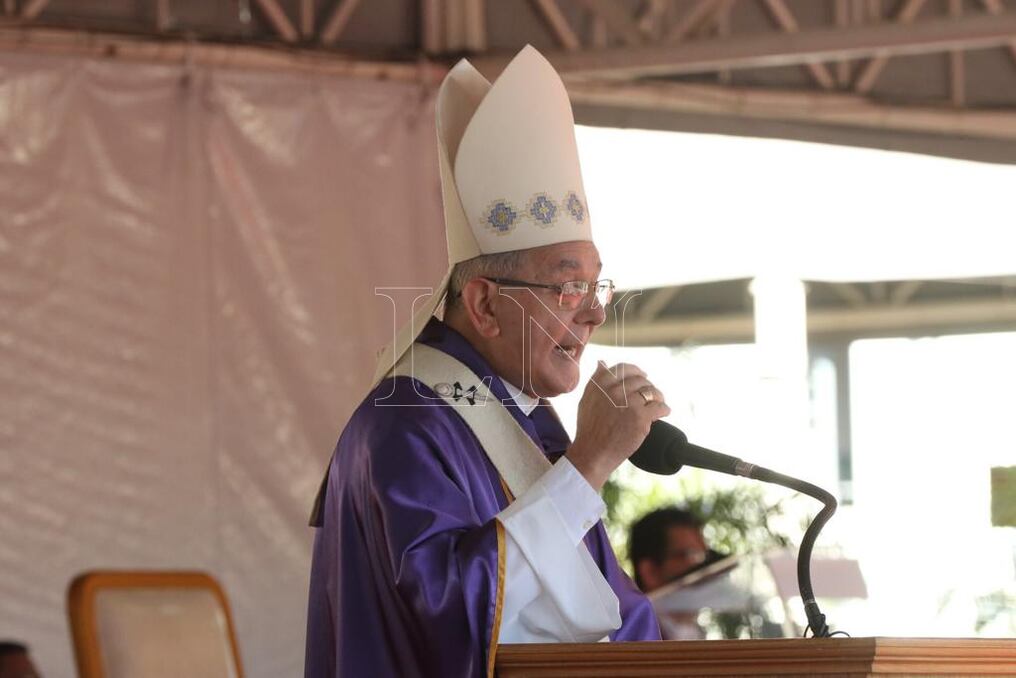 Monseñor Edmundo Valenzuela, arzobispo de Asunción. Foto: Pánfilo Leguizamón.