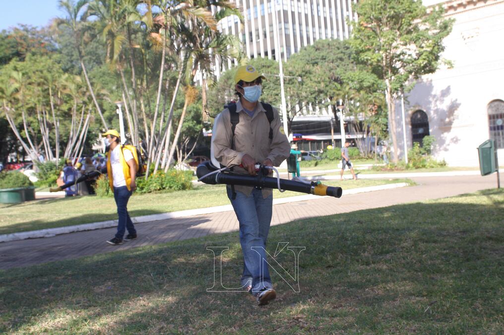SENEPA, DEPENDIENTE DE SALUD PÚBLICA, INTENSIFICARÁ TRABAJOS ANTE AUMENTO DE CASOS DE DENGUE Y FEBRILES. foto: PÁNFILO LEGUIZAMÓN/LA NACIÓN.