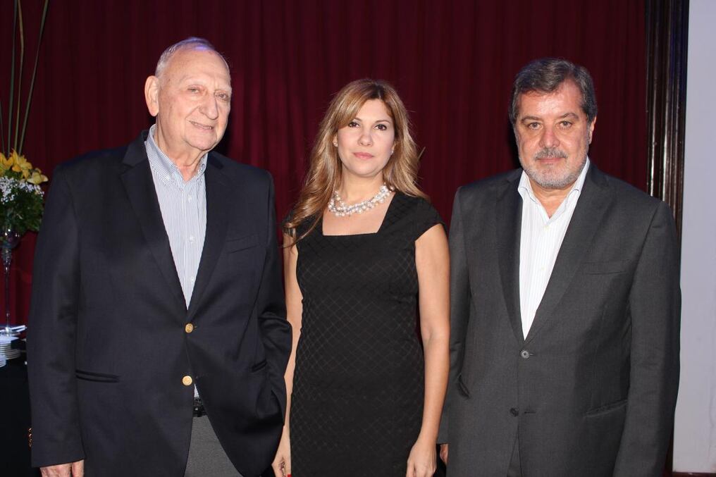 Alfredo Steinmann, Luján del Castillo y Alberto Acosta Garbarino.
