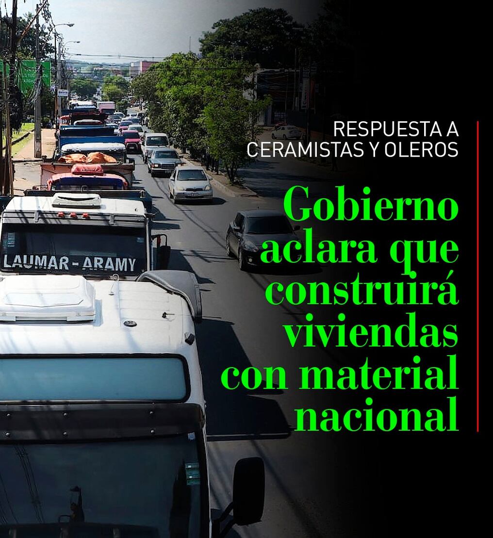 Gobierno aclara que construirá viviendas con material nacional