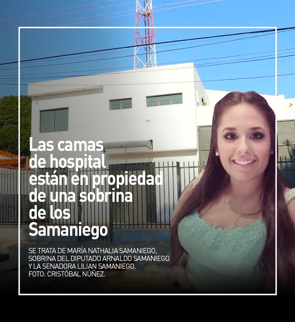 Las camas de hospital están en propiedad de una sobrina de los Samaniego
