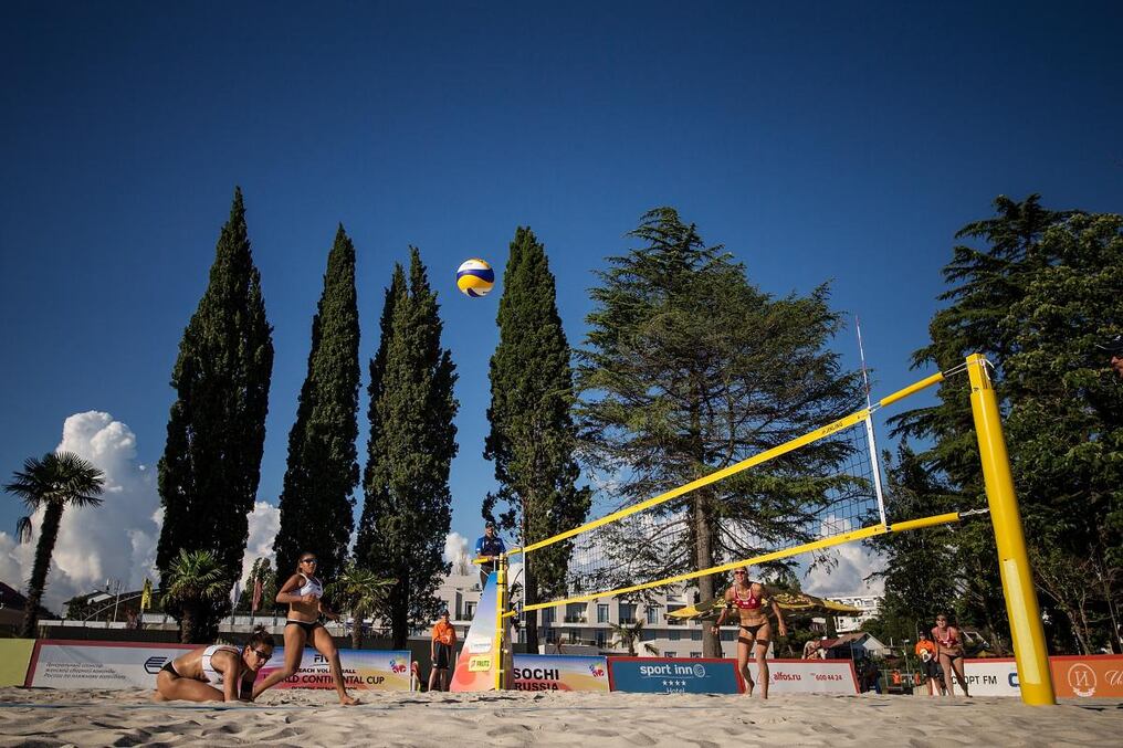 Gabi Filippo y Michelle Valiente perdieron ante las sembradas número 8 del certamen. Foto: FIVB.