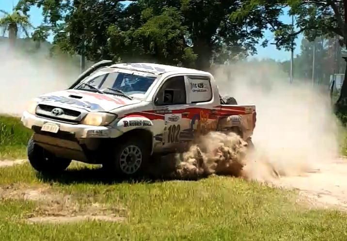Rubén Irala, al mando del Toyota Hilux, pudo sobreponerse a todas las dificultades para imponerse este sábado.