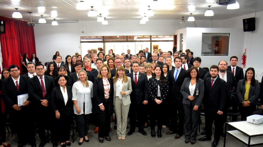 El acto de lanzamiento contó con la presencia de la ministra de Trabajo, Carla Bacigalupo y de la directora de la Agencia Nacional de Tránsito, María del Carmen González Porro. Foto: Gentileza.