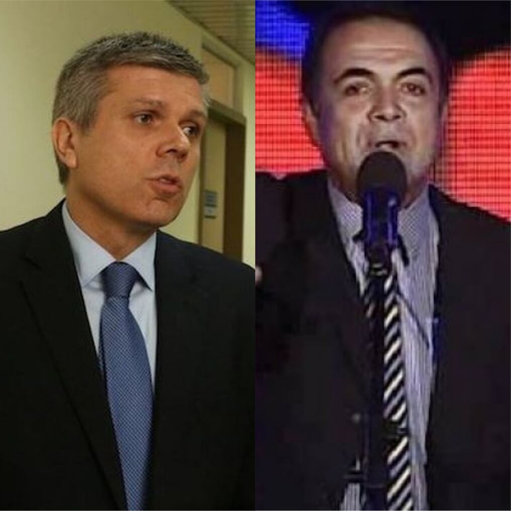 Los abogados José Domingo Almada y Rubén Mazier. FOTO: GENTILEZA.