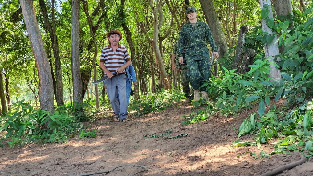 Don Apolonio Morínigo encabezó la búsqueda de su hijo. Foto: Angel Flecha.