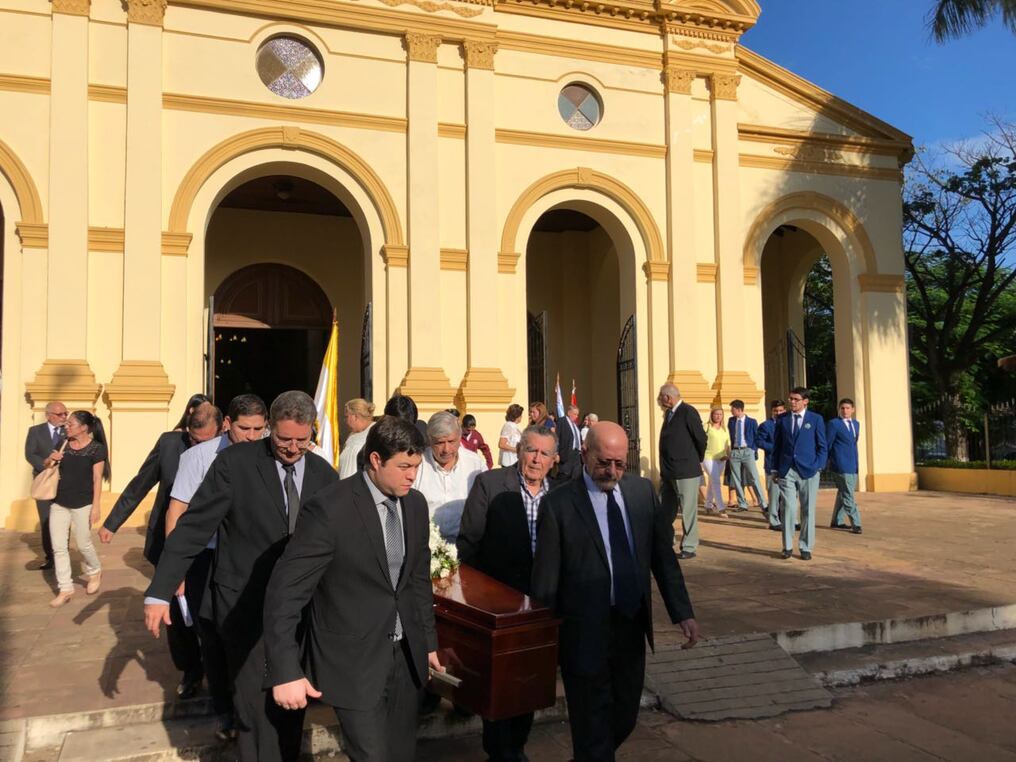 La misa en honor a Ramiro Domínguez se realizó en la Catedral de Villarrica. Foto: Gentileza de Luis Vera.