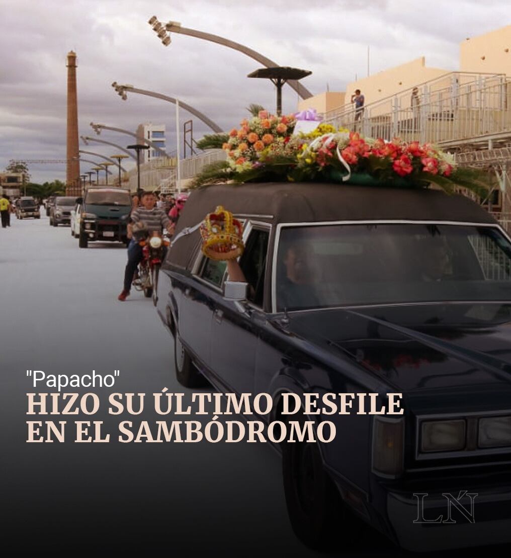 “Papacho” hizo su último desfile en el sambódromo