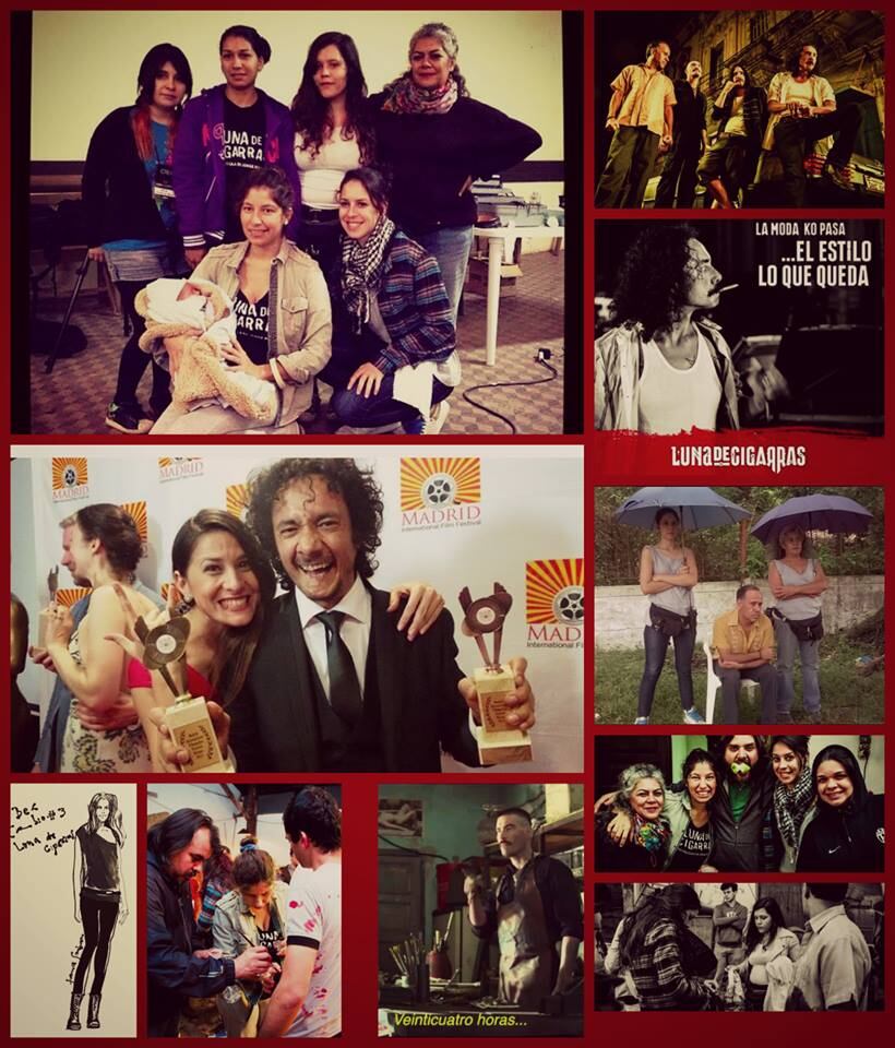Collage con el que Tania agradece a sus colaboradores. 
