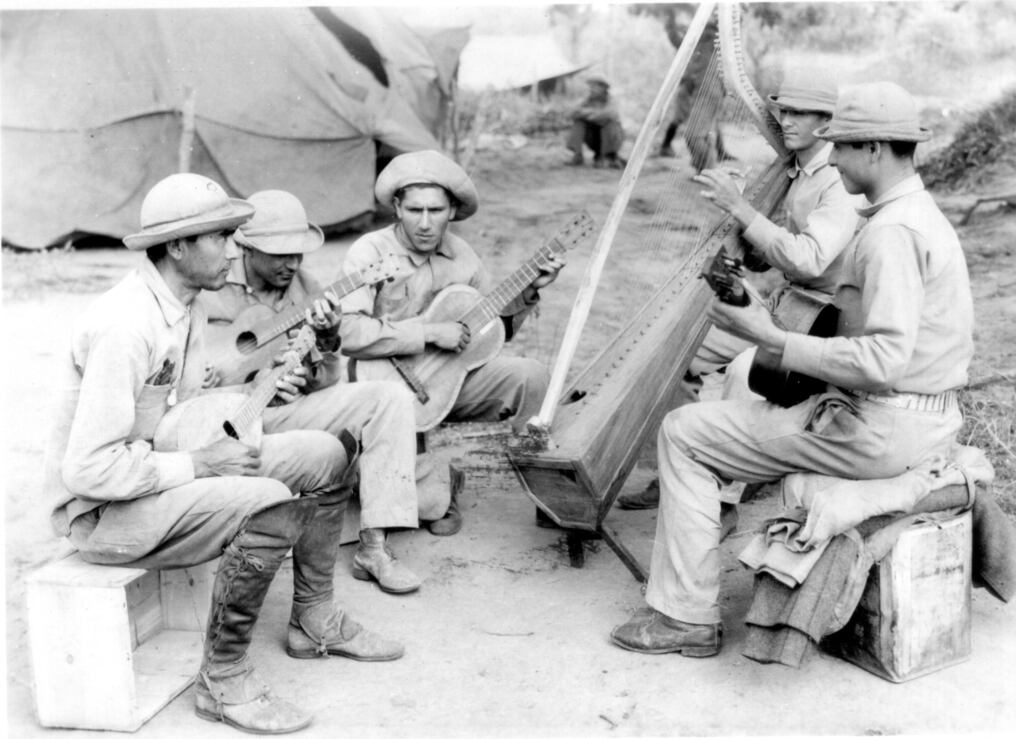 Así lucen las fotos digitalizadas de la Guerra del Chaco. Foto: Gentileza.