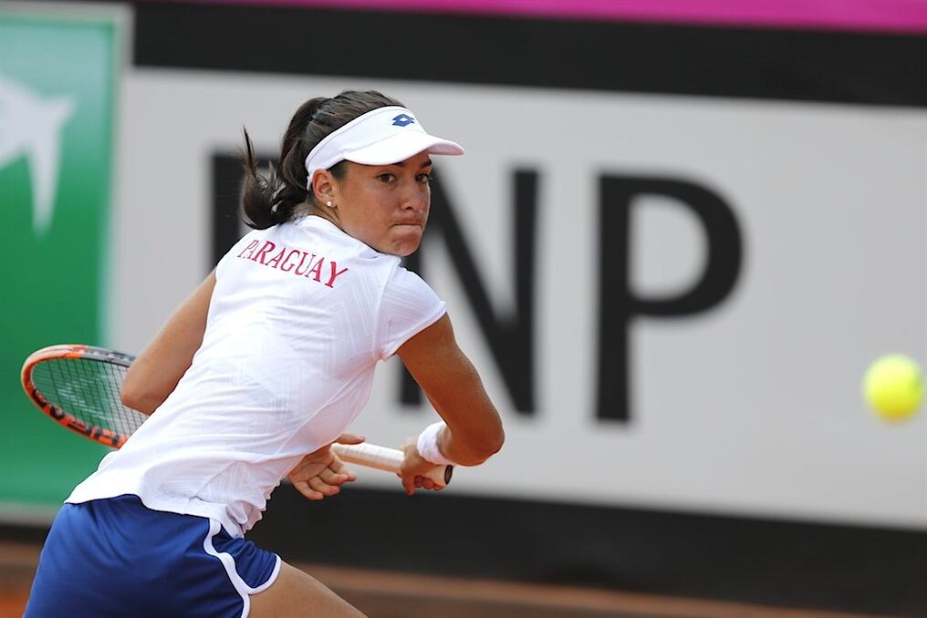 La tenista paraguaya Montserrat González Benítez irá por la final de dobles del torneo español. FOTO: Archivo