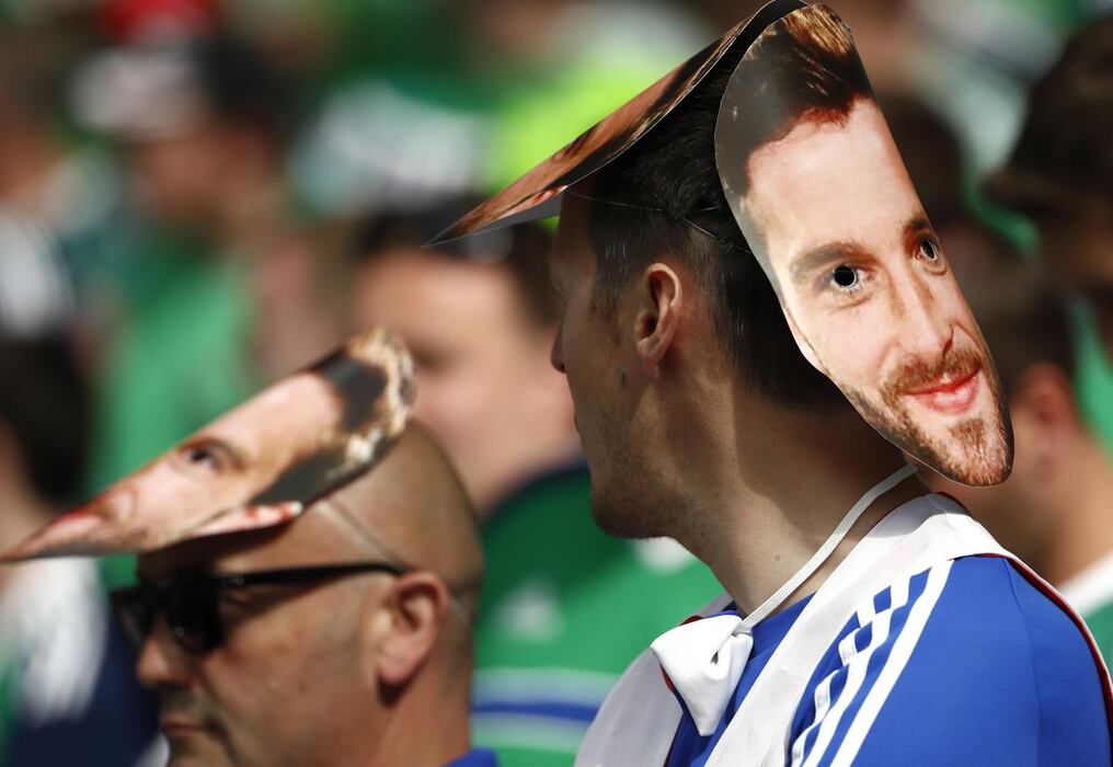 Grigg no jugó un solo minuto de los tres partidos disputados por Irlanda, pero es el más popular de la selección. Foto: AFP.