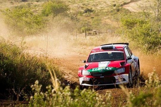 Didier Arias y Héctor Nunes condujeron magníficamente su Skoda Fabia R5 por las sierras de Córdoba.