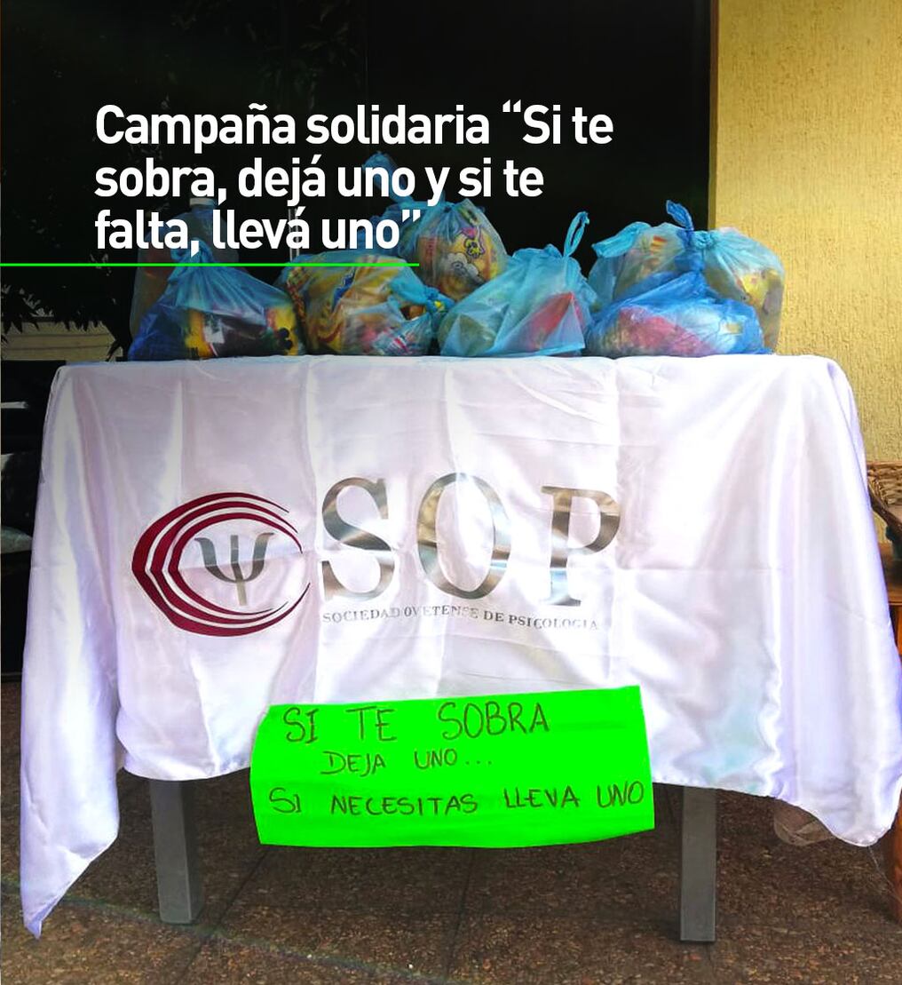 Campaña solidaria “Si te sobra, dejá uno y si te falta, llevá uno”