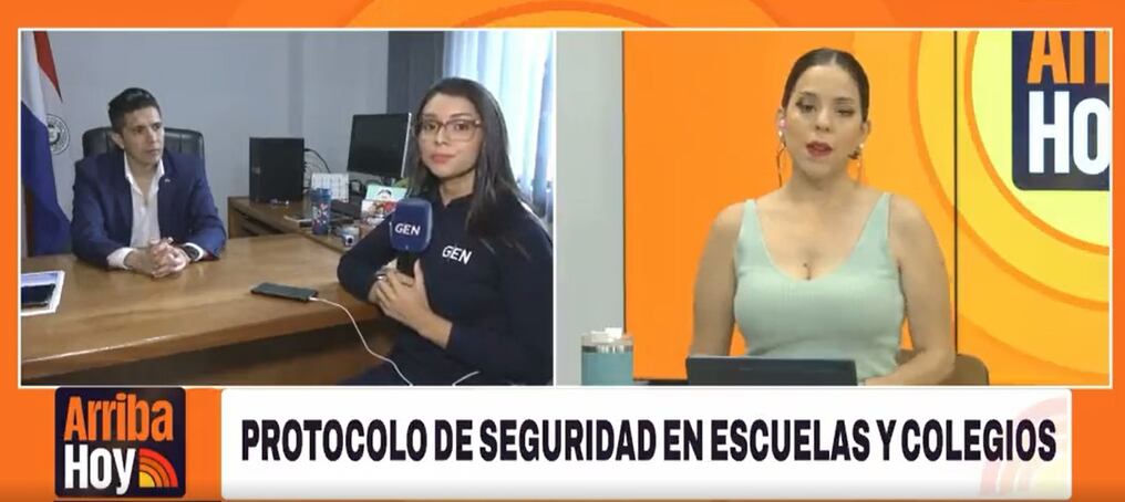 El director general de Bienestar Estudiantil, Hugo René Tintel Romero, habló del protocolo de seguridad implementado en las instituciones educativas públicas del país. Foto: Captura de video
