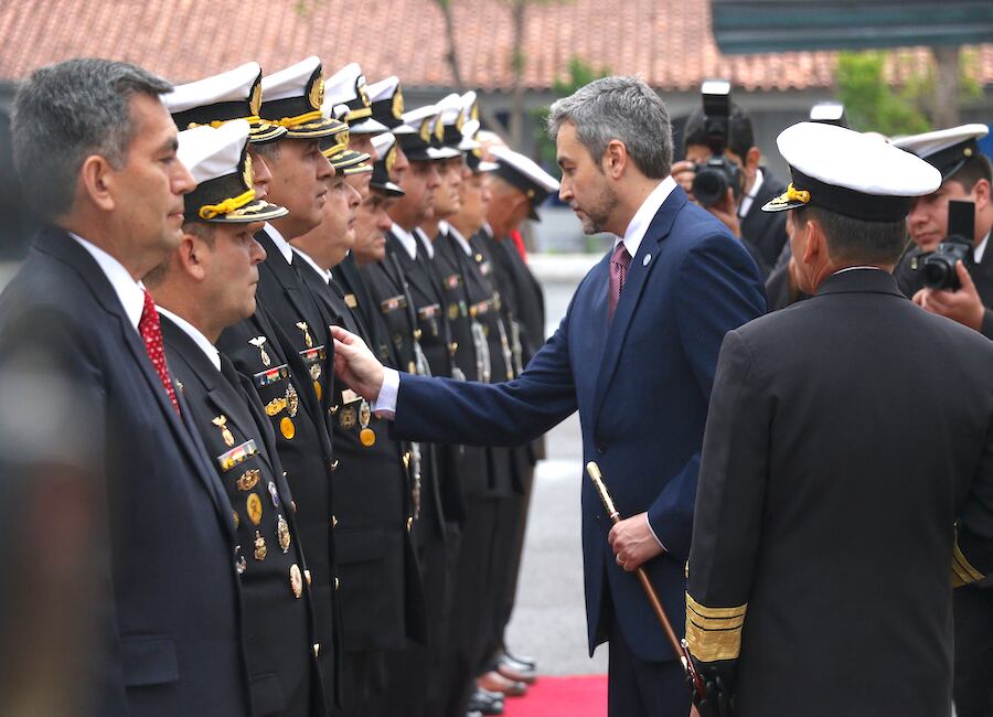 Los cambios se dan en gran parte de la Armada Paraguaya, la Fuerza Aérea, el Ejército, el Comando Logístico y del Ministerio de Defensa. Foto: Archivo/Christian Meza.