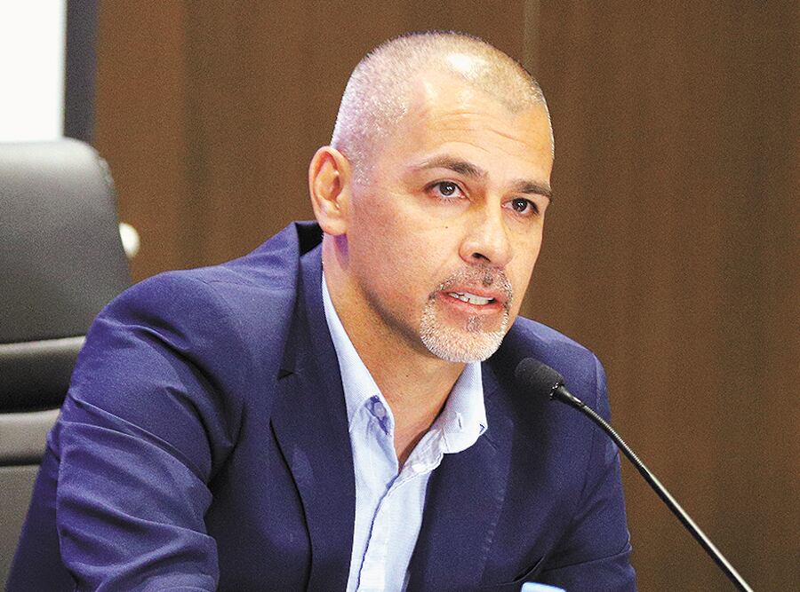 Éber Aquino, director de Árbitros.FOTO:ARCHIVO