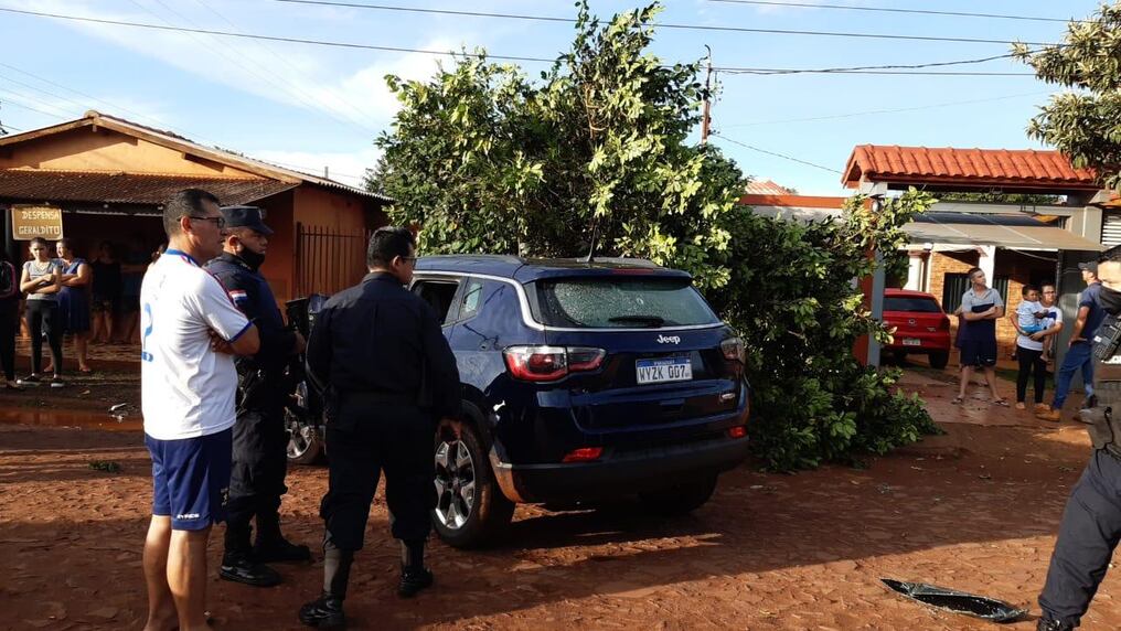 El suboficial Freddy César Díaz, de 32 años, fue asesinado esta mañana en la capital de Amambay, en una aparente repercusión de la captura de un líder del PCC. Foto: Gentileza.
