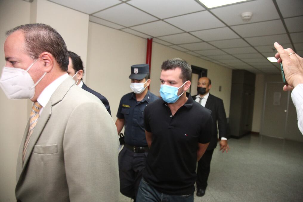 El imputado René Olmedo seguirá preso en la cárcel de Tacumbú por resolución del juez Julián López. Foto: Gentileza.