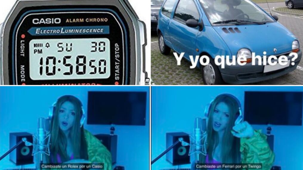 Internautas respondieron con ola de memes a la polémica canción de Shakira. Foto: Twitter.
