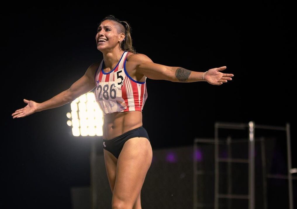 La atleta contó a La Nación cuáles son sus próximos objetivos para llegar a las Olimpiadas en París y cómo se siente físicamente. Foto: Instagram.