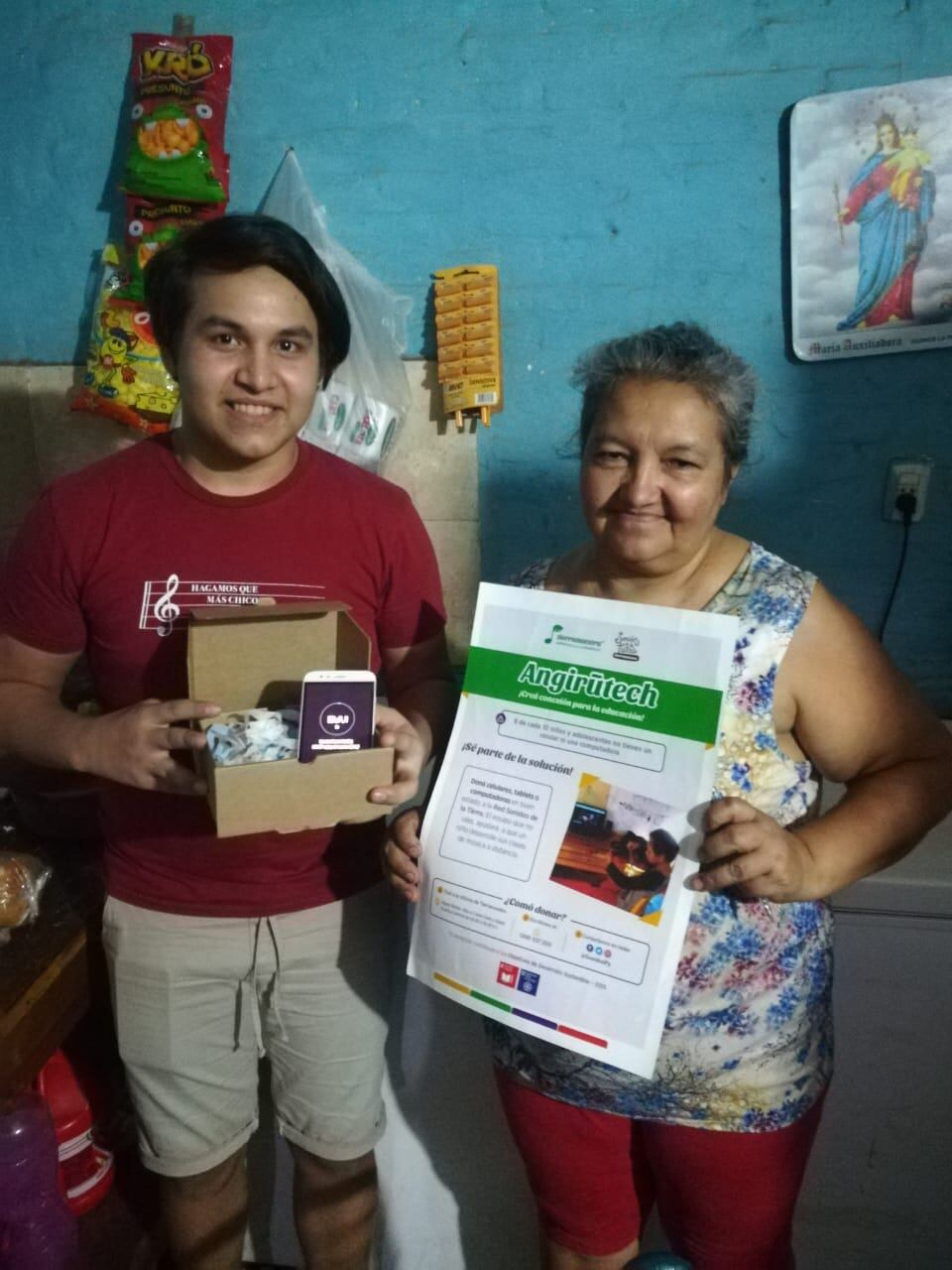 Sonidos de la Tierra es un programa de Tierranuestra que llega a niños, niñas y adolescentes de 17 departamentos y de la capital del país a través de 70 escuelas comunitarias mediante la música. Foto: Gentileza.