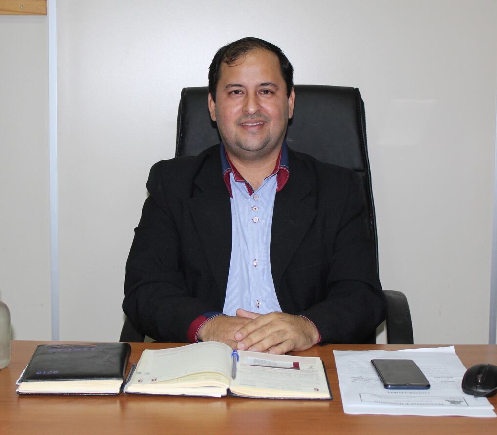 Lic. David Ozuna Cano, director de Industria, Comercio y Agricultura de la Municipalidad de Henandarias. Foto: Gentileza.