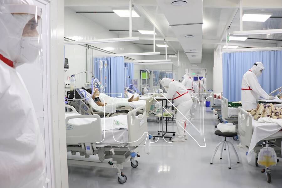 Los hospitales se encuentran con una alta ocupación a causa del incremento de casos del COVID-19. Foto: Nadia Monges.