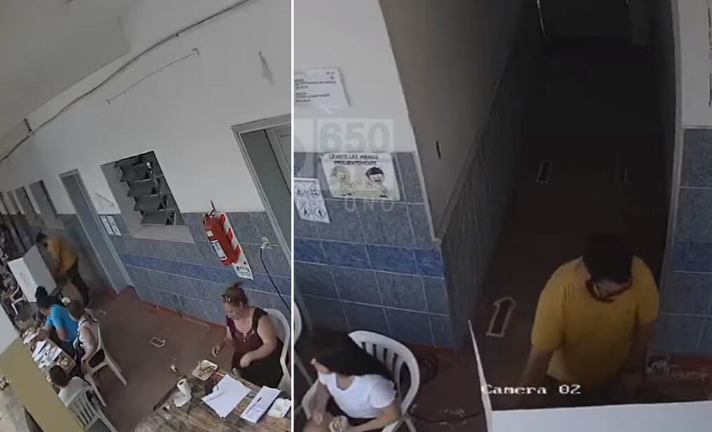 El octavo imputado, Bruno Mauricio Martínez Kiese, realizó similares procedimientos en al menos dos mesas de votación dentro del mismo local electoral el pasado 18 de diciembre. Foto: CCTV.