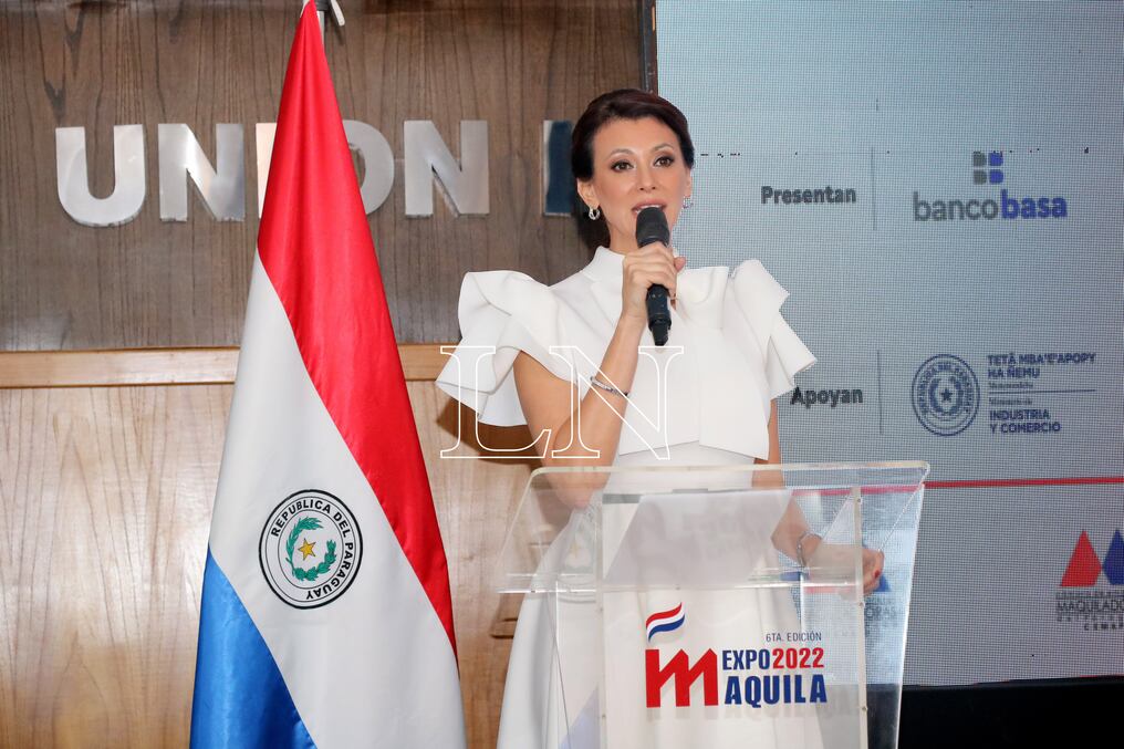 Carina Daher, presidenta de la Cámara de Empresas Maquiladoras del Paraguay (Cemap). Foto: Nadia Monges. 