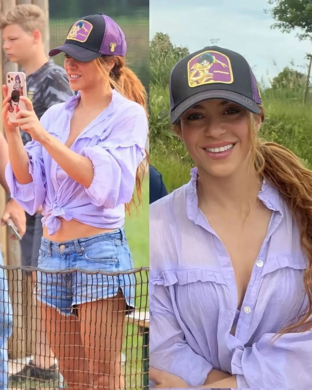 Shakira no se mostró triste la ruptura con su pareja y padre de sus hijos, Gerard Piqué. Foto: Gentileza.