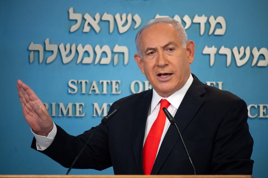 El primer ministro israelí felicitó este domingo, a través de Twitter, al presidente electo de EEUU, a quien dijo que conoce hace casi 40 años. Foto: AFP.