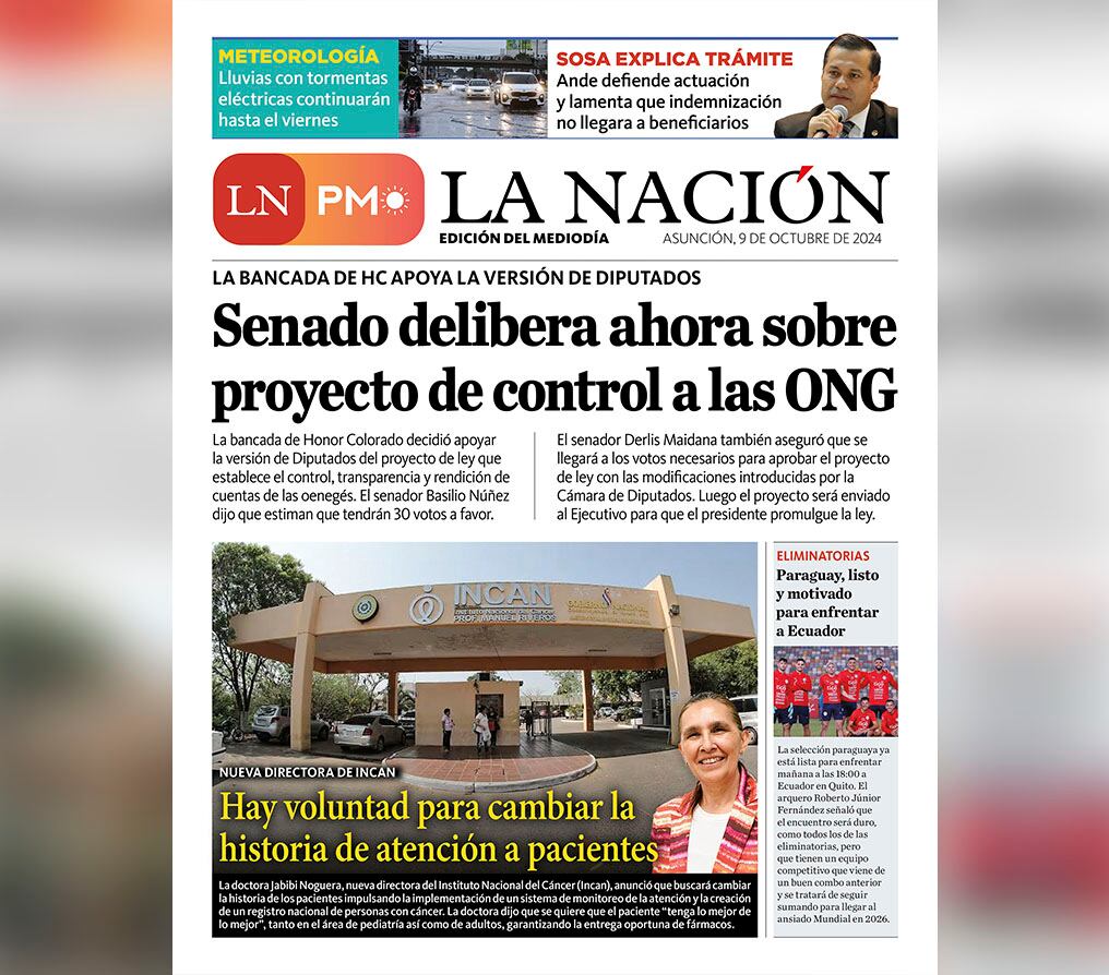 LN PM: edición mediodía del 9 de octubre